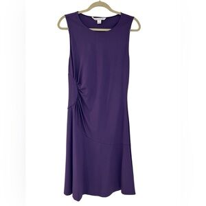 Diane von Furstenberg Purple Sleeveless midi Dress size 10
